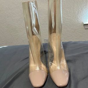 Transparent bootie